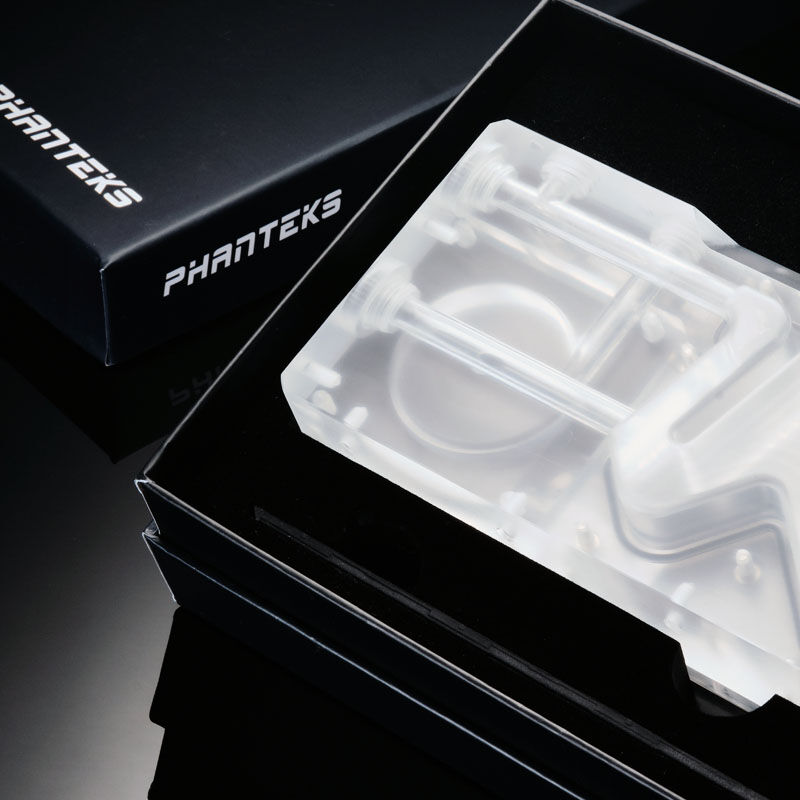 Phanteks R160C Reservoir - Transparent Acrylic Backplate, DRGB LED : image 10