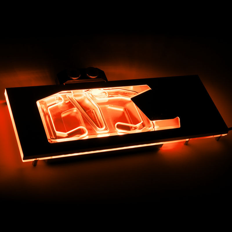 Water cool Heatkiller V for RTX 3080/3090 EVGA XC3, ARGB - Nickel + Acetal