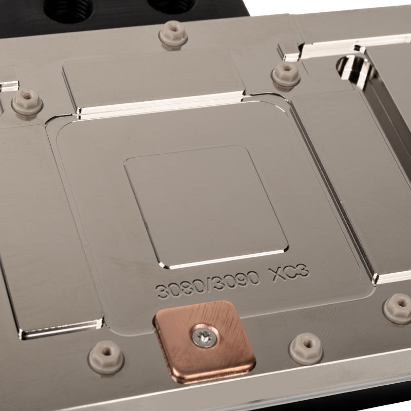 Water cool Heatkiller V for RTX 3080/3090 EVGA XC3, ARGB - Nickel + Acetal, black