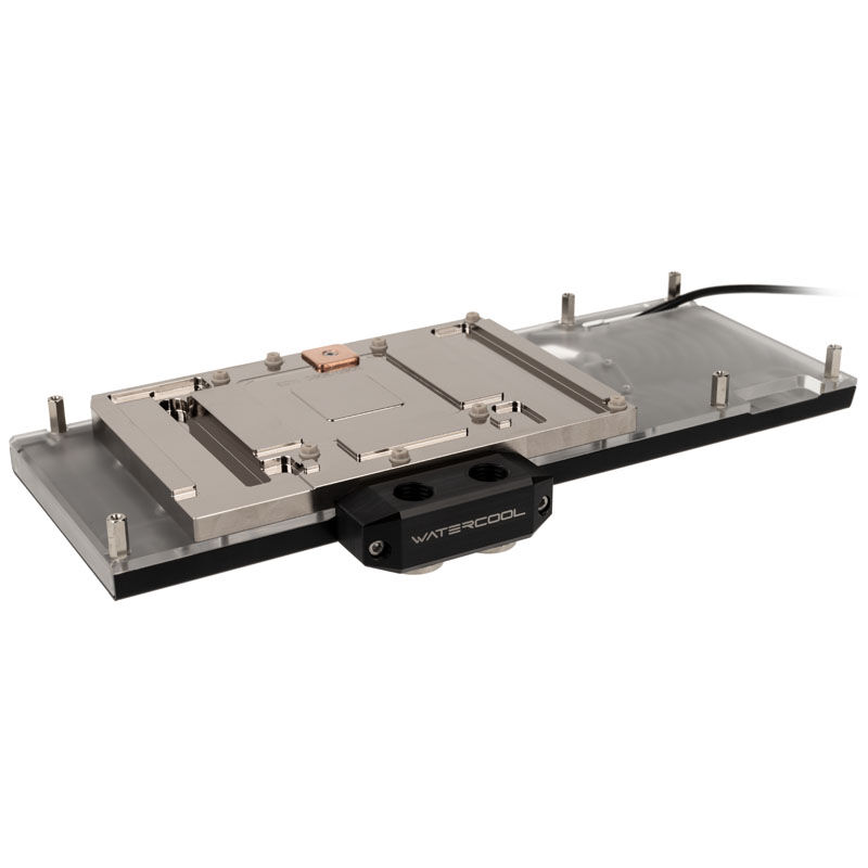 Water cool Heatkiller V for RTX 3080/3090 EVGA XC3, ARGB - Nickel + Acetal, black