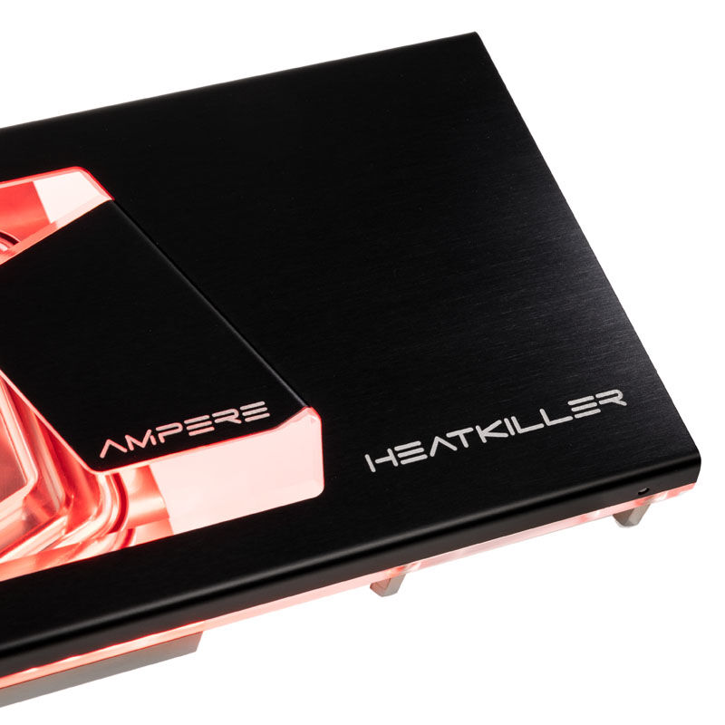 Water cool Heatkiller V for RTX 3080/3090 EVGA XC3, ARGB - Nickel + Acetal, black