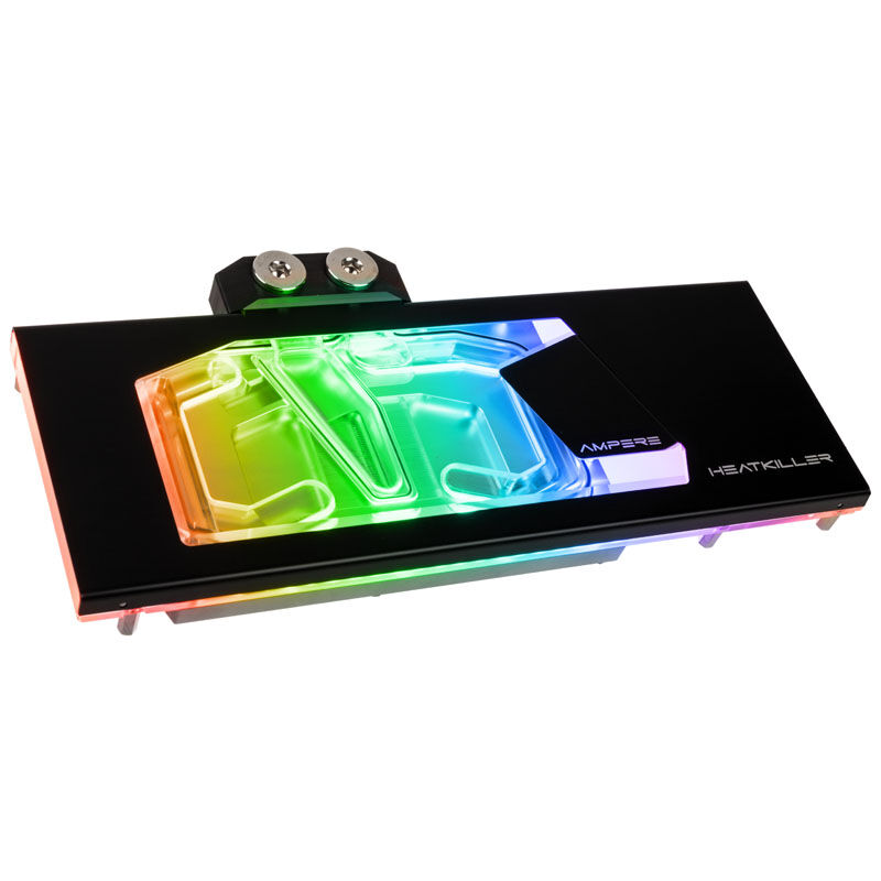 Water cool Heatkiller V for RTX 3080/3090 EVGA XC3, ARGB - Nickel + Acetal, black