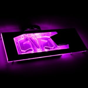 Water cool Heatkiller V for RTX 3080/3090 EVGA XC3, ARGB - Nickel + Acetal, black
