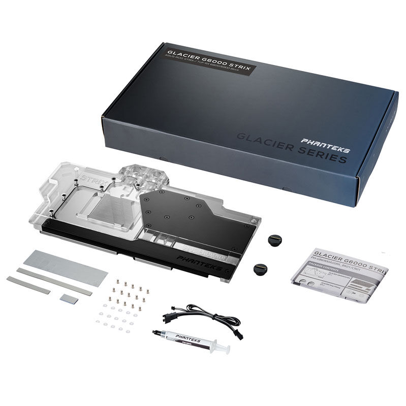 PHANTEKS Glacier G6000 STRIX GPU Water Block, ASUS RX 6800/6900 Strix / TUF, D-RGB - black : image 4