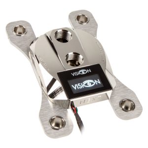 Aqua Computer cuplex kryos NEXT with VISION AM4 - nickel / nickel : image 1