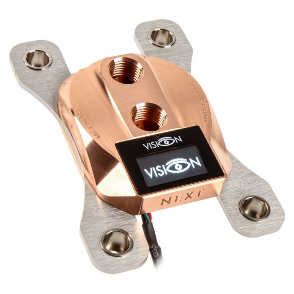 Aqua Computer cuplex kryos NEXT with VISION AM4 – copper / copper