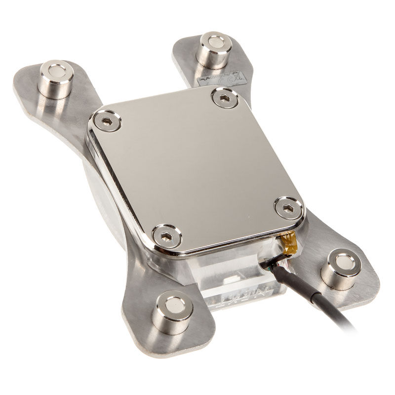 Aquacomputer cuplex kryos NEXT with VISION AM4/AM5 - acrylic / nickel