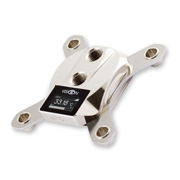 Aqua Computer cuplex kryos NEXT with VISION LGA 1700 – Nickel/Nickel