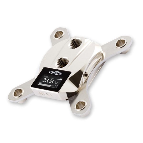 Aqua Computer cuplex kryos NEXT VARIO with VISION LGA 1700 – Nickel/Nickel