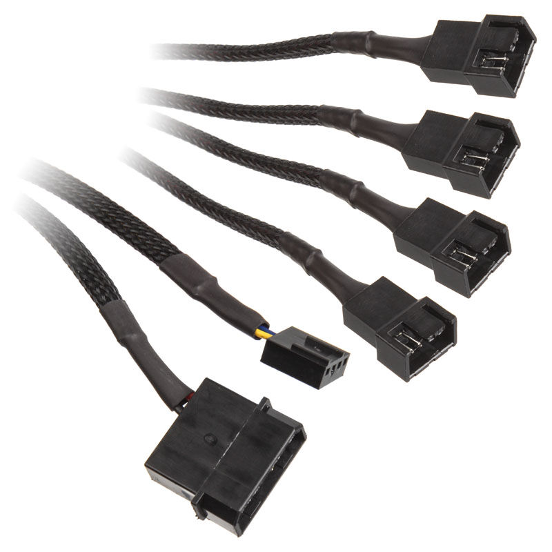 EK Waterblocks EK-Cable Splitter 4-Fan PWM Extended