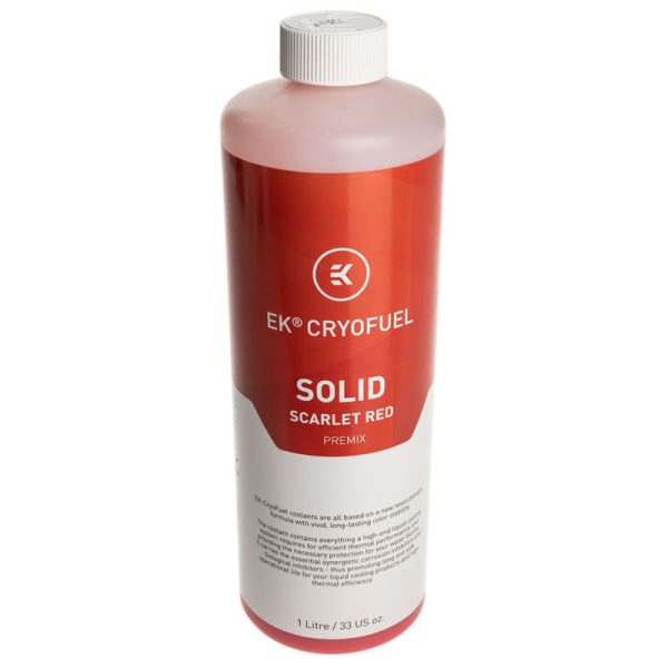 EK Water Blocks EK-CryoFuel Solid Scarlet Red (Premix 1000 mL)