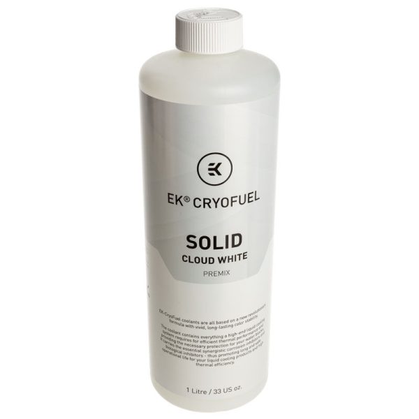 EK Water Blocks EK-CryoFuel Solid Cloud White (Premix 1000mL)