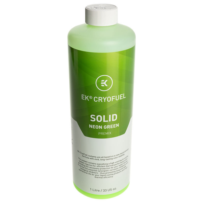 EK Water Blocks EK-CryoFuel Solid Neon Green (Premix 1000mL)