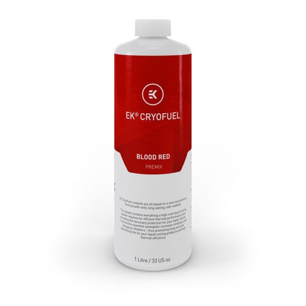EK Water Blocks EK-CryoFuel Blood Red (Premix 1000mL)
