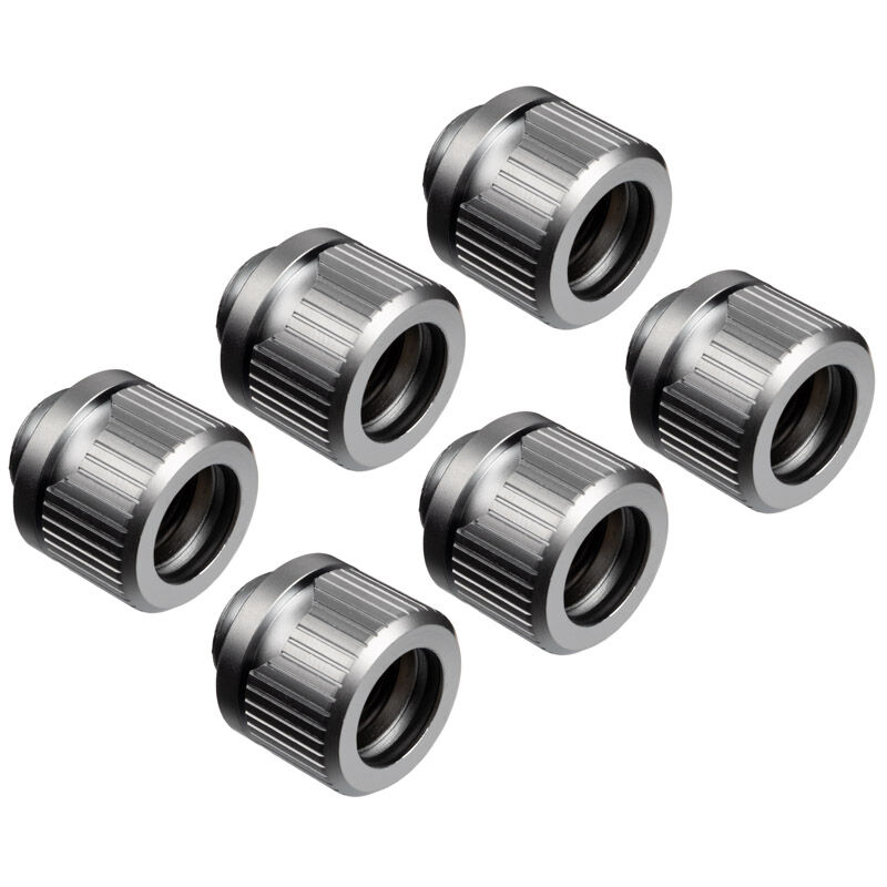 EK-Quantum Torque 6-Pack HDC 12 - Satin Titanium