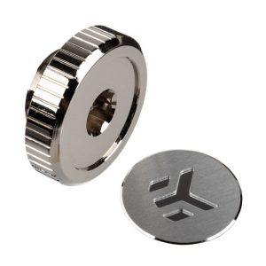 EK-Quantum Torque Plug w/Badge - Nickel