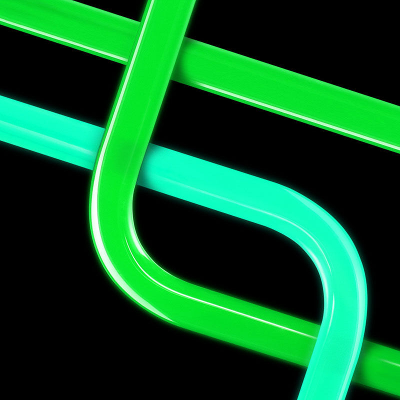 EK-Loop Hard Tube 14mm 0.8m Pre-Bent 90 degree - Acrylic (6pcs)