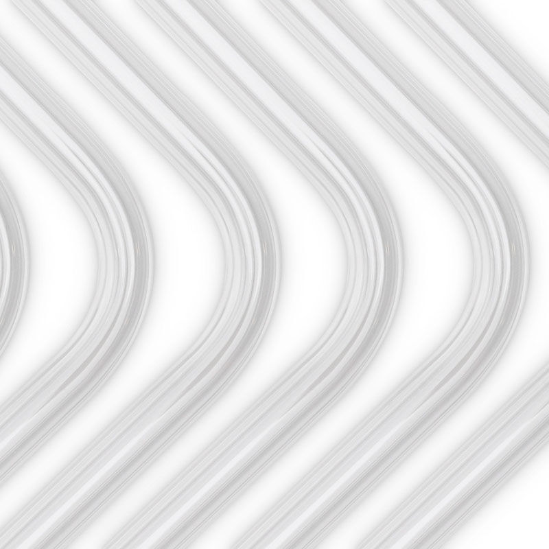 EK-Loop Hard Tube 14mm 0.8m Pre-Bent 90 degree - Acrylic (6pcs)