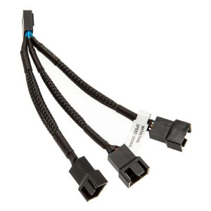 EK Water Blocks EK-Cable Y-switch for 3x 4-pin PWM fan - 10 cm : image 2