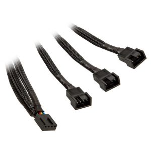 EK Water Blocks EK-Cable Y-switch for 3x 4-pin PWM fan - 10 cm : image 1