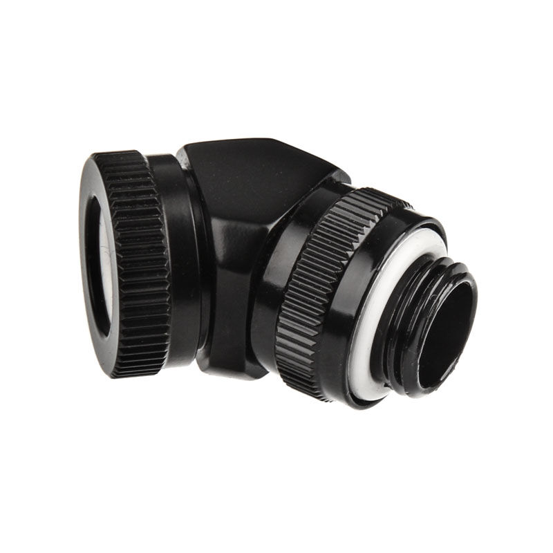 PHANTEKS Rotary Hard Tube Fitting 12mm 45 degrees G1 / 4 - black, rotatable : image 2