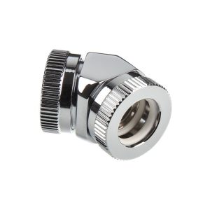 PHANTEKS Hard-Tube Adapter 2x 12mm 45 degrees - chrome