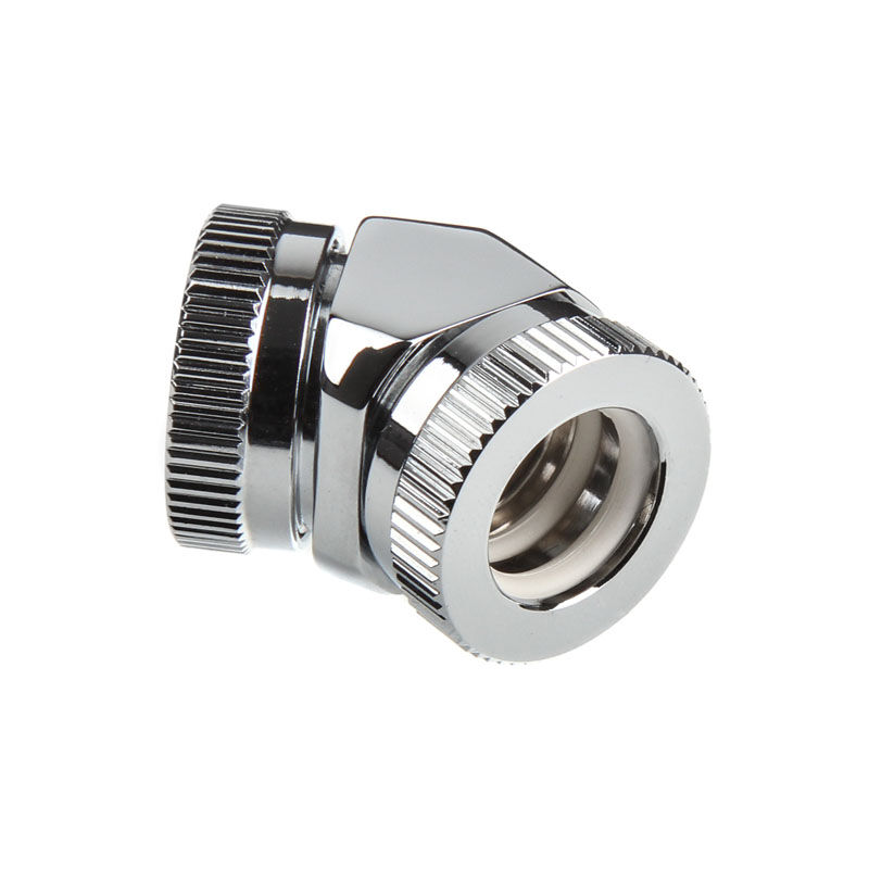 PHANTEKS Hard-Tube Adapter 2x 12mm 45 degrees - chrome