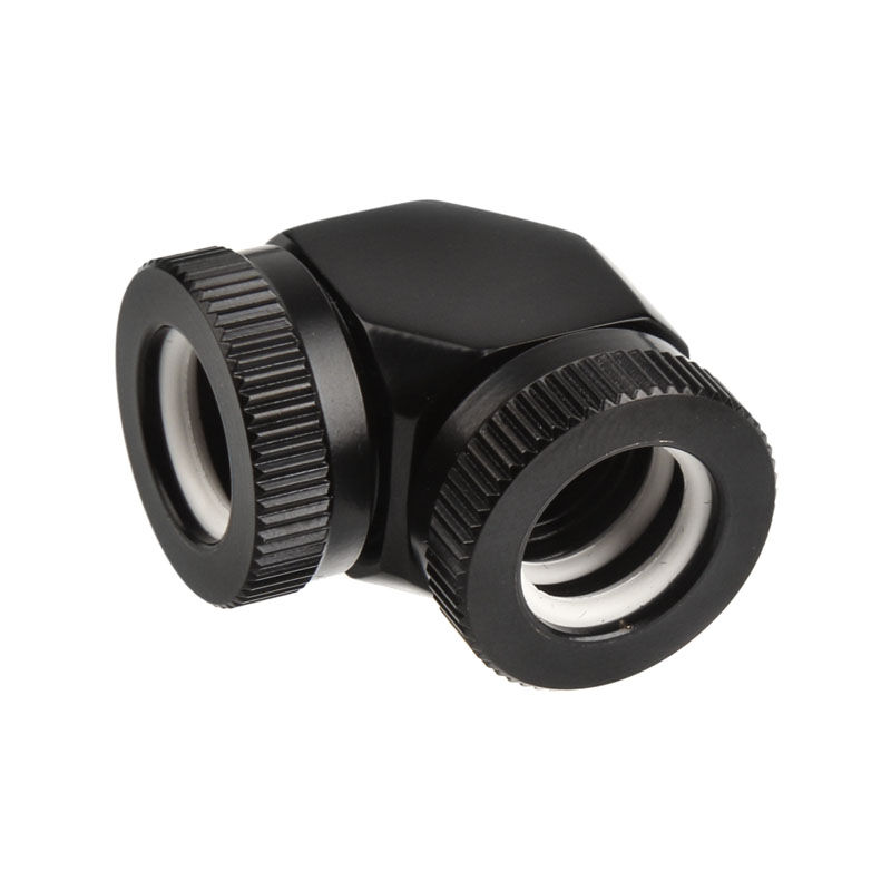 PHANTEKS Hard-Tube Adapter 2x 12mm 90 degrees - black