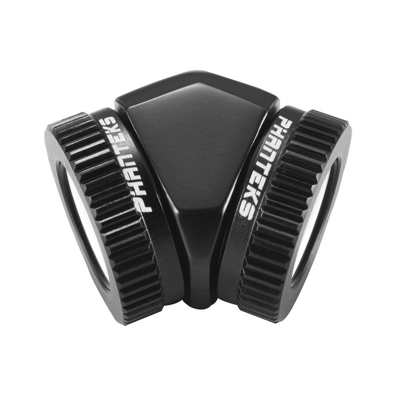 PHANTEKS Glacier Hard Tube Adapter 2x 16mm 45 degrees - black : image 5