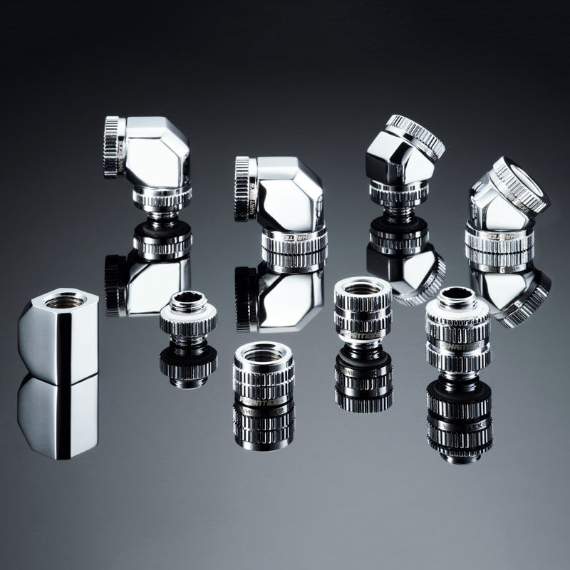 PHANTEKS Glacier M-F Rotary Fitting G1/4 - chrome