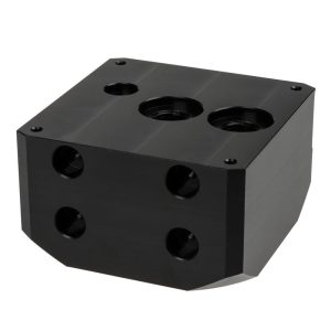 Aqua Computer Pump adapter for D5 pumps, compatible with aqualis base, G1/4