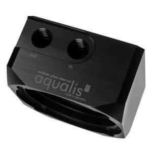 Aqua Computer Pump adapter for D5 pumps, compatible with aqualis base, G1/4