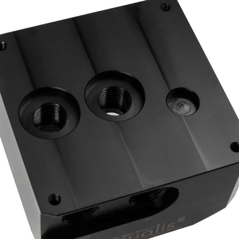 Aqua Computer Pump adapter for D5 pumps, compatible with aqualis base, G1/4