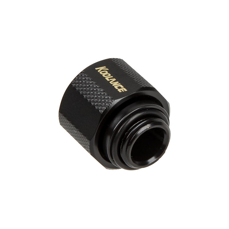 Koolance connection 1/4 inch to 13 / 10mm - black