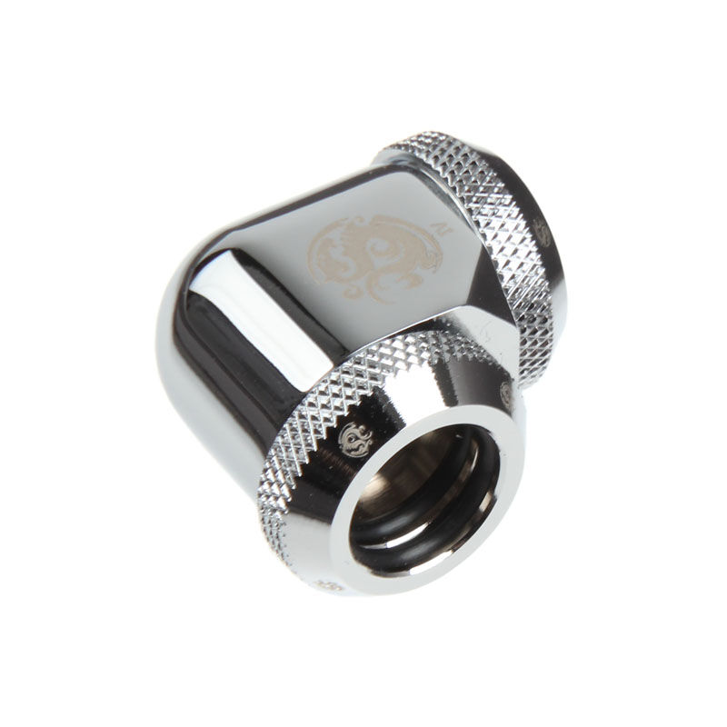 BitsPower Multi-Link Adapter 90 Grad for 2 x 12mm AD - shiny silver