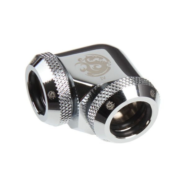 BitsPower Multi-Link Adapter 90 Grad for 2 x 12mm AD – shiny silver