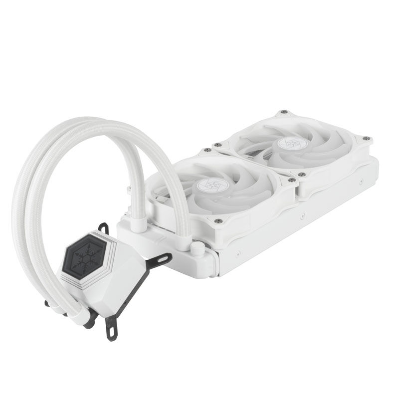 Silverstone Permafrost PF240W-ARGB, V2 Complete water cooling, white - 240 mm
