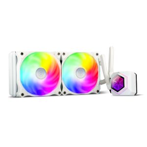 Silverstone Permafrost PF240W-ARGB, V2 Complete water cooling, white - 240 mm