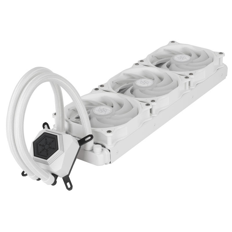 Silverstone Permafrost PF360-ARGB, V2 Complete water cooling, white - 360mm : image 2