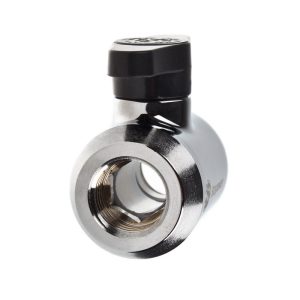 Bitspower Ball Valve 1/4 inch - Shiny Silver