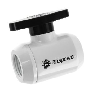 Bitspower Ball Valve 1/4 inch - Deluxe White