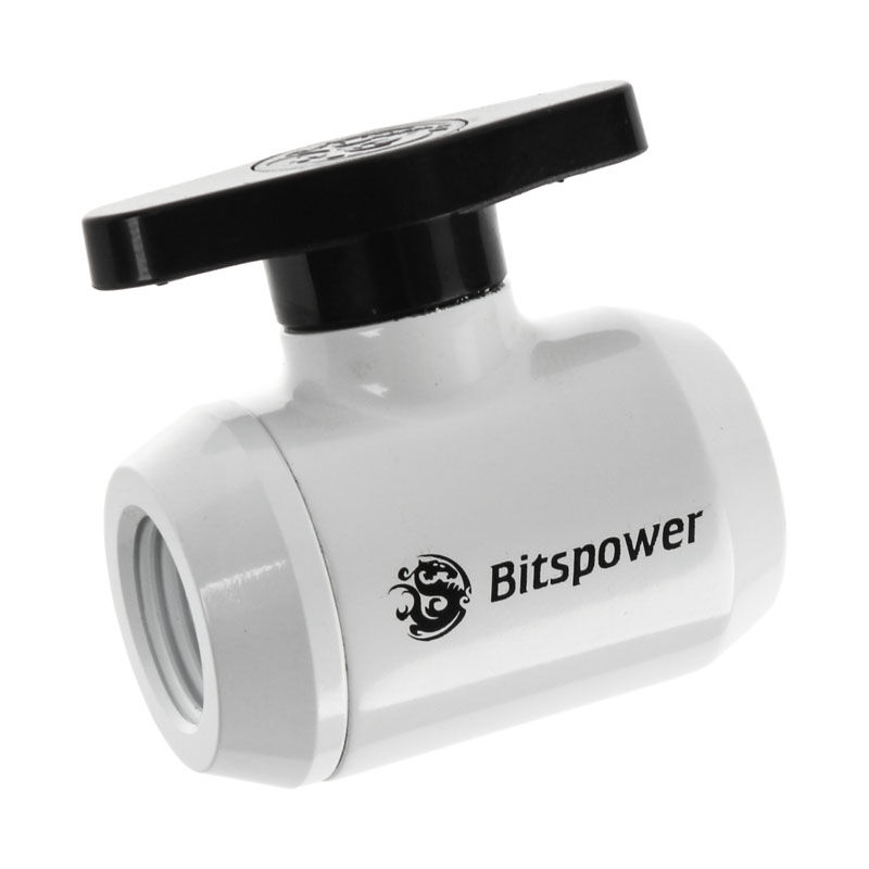 Bitspower Ball Valve 1/4 inch - Deluxe White