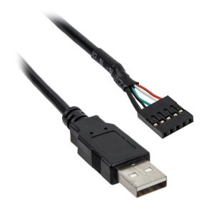 Aqua Computer USB cable A-plug to 5 pin female connector, length 200 cm