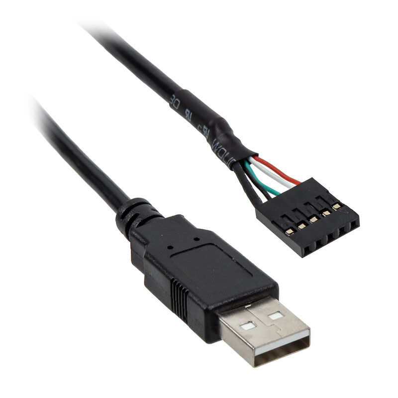 Aqua Computer USB cable A-plug to 5 pin female connector, length 200 cm