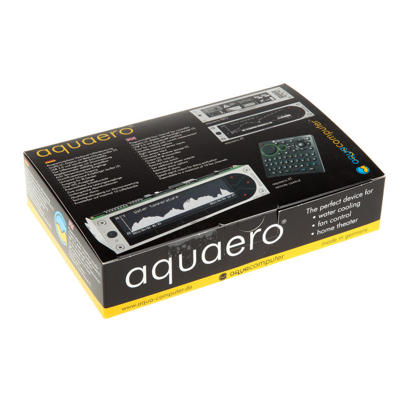 Aquacomputer aquaero 6 PRO black USB fan controller, graphic LCD