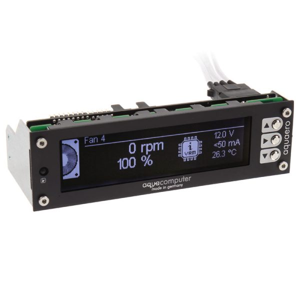 Aquacomputer aquaero 6 PRO black USB fan controller, graphic LCD