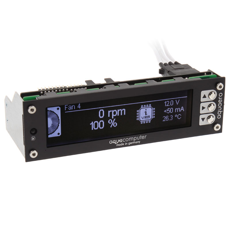 Aquacomputer aquaero 6 PRO black USB fan controller, graphic LCD