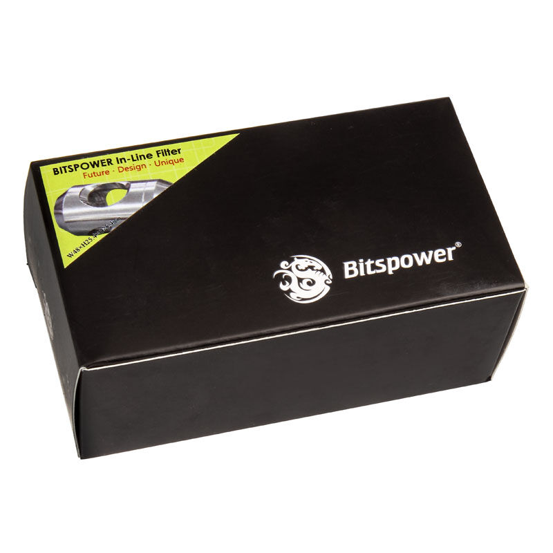 BitsPower In-Line Filter - shiny silver