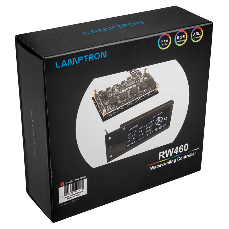 Lamptron RW460 controller for water cooling - black : image 6
