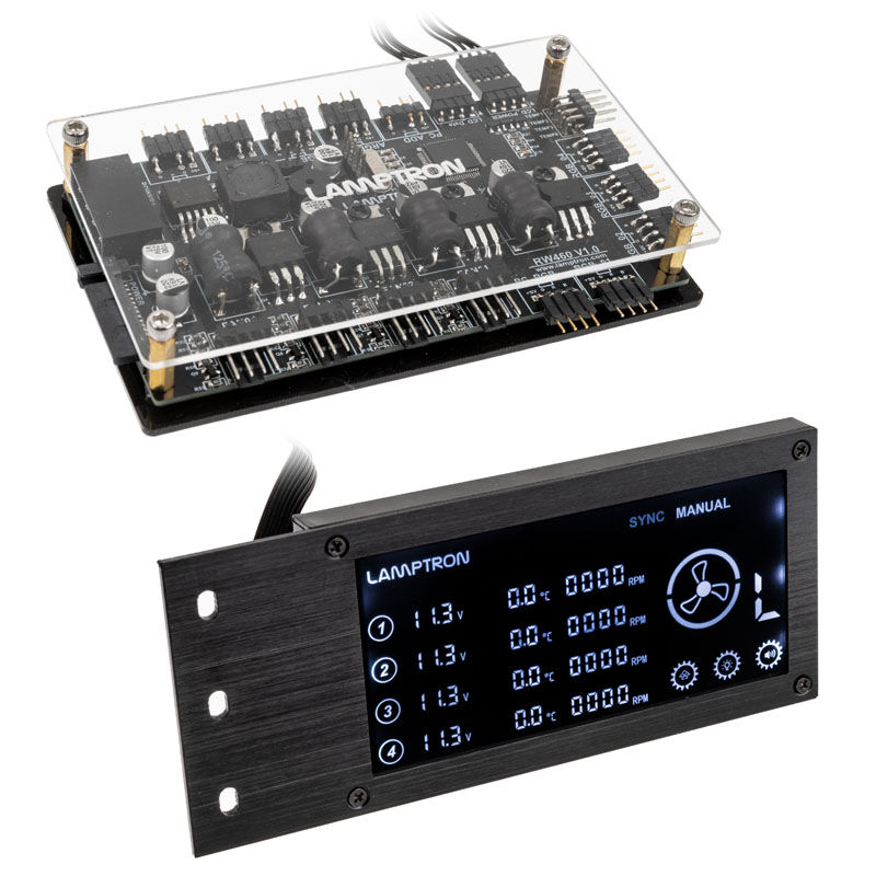 Lamptron RW460 controller for water cooling - black : image 1